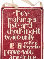 Primitives by Kathy *Making a List Countdown Hanger-Candym*