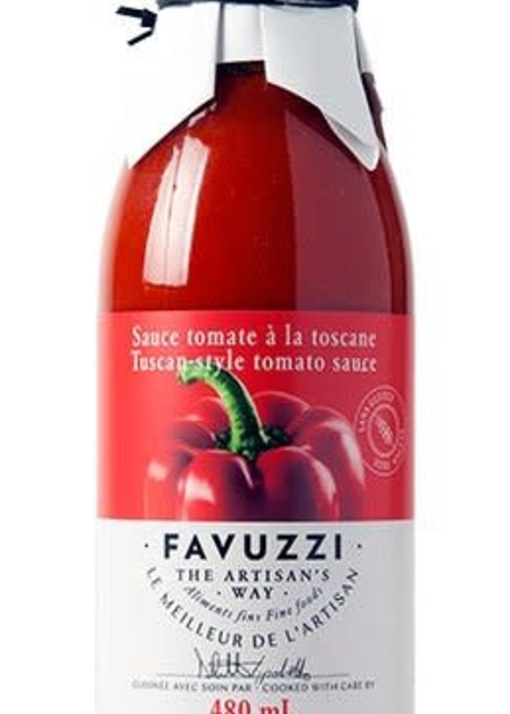 Favuzzi *480ml Tuscan Tomato Sauce-Favuzzi