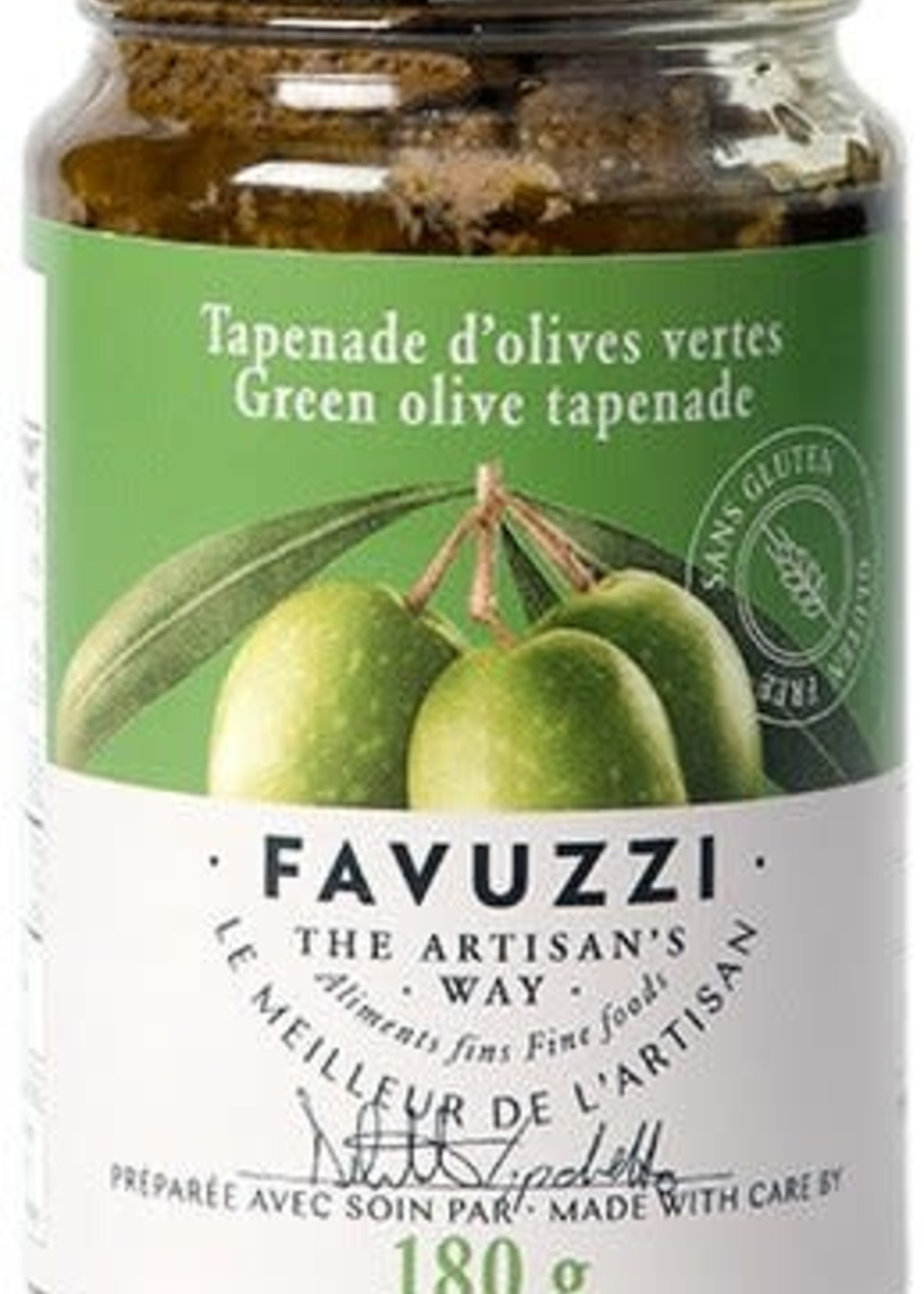 Favuzzi *180g Green Olive Tapenade-Favuzzi