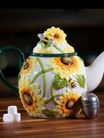 *Sunflower Teapot-Blue Sky