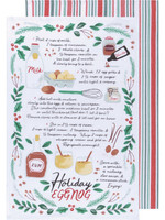 *s/2 Holiday Eggnog Tea Towels-Danica