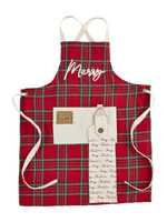 Mud Pie *Merry Tartan Apron w/ Towel Mud Pie-Design Home