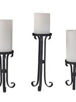 Park Designs *s/3 Iron Scroll Candle Holders-Park