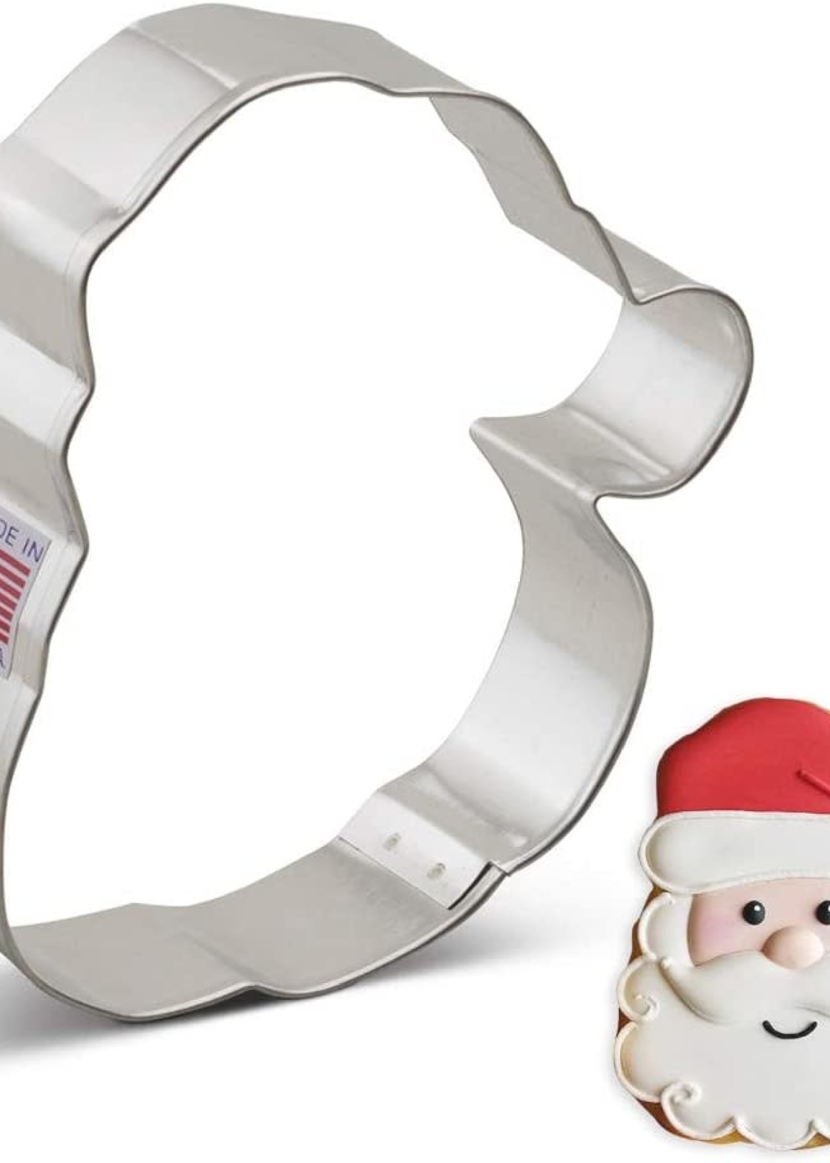 *Santa Face Cookie Cutter-Ann Clark