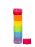 Abbott *6pc Tube of Rainbow Tealights-Abbott