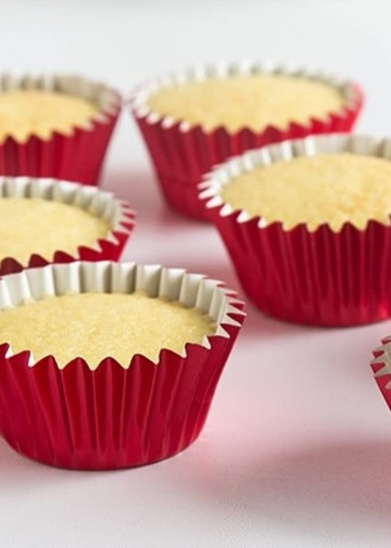 Foxrun *mini Red Foil Bake Cups-Foxrun