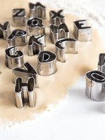 Foxrun *26pc sm Alphabet Cutters in Tin-Foxrun