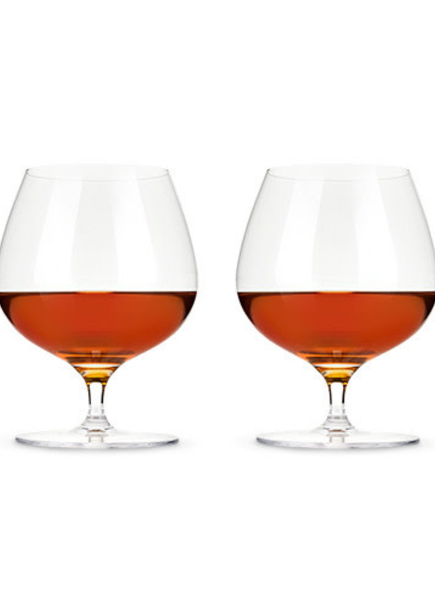 Crystal Wingback Brandy Glasses - 2 Pc Set – Honeycomb Kitchen Shop