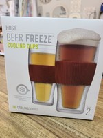 True Brands *s/2 Beer Freeze Woodgrain Cooling Cups-Design