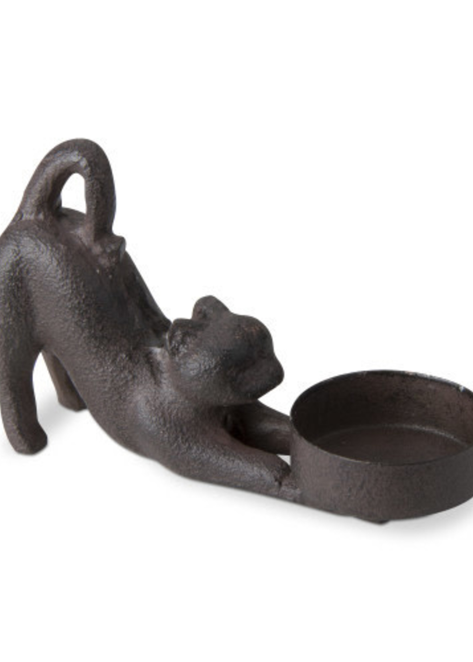 Tag *Brown Cat Tealight Holder-Design Home