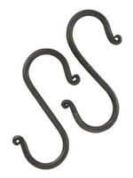 Tag *s/2 Black Hand Forged S Hook-Design Home