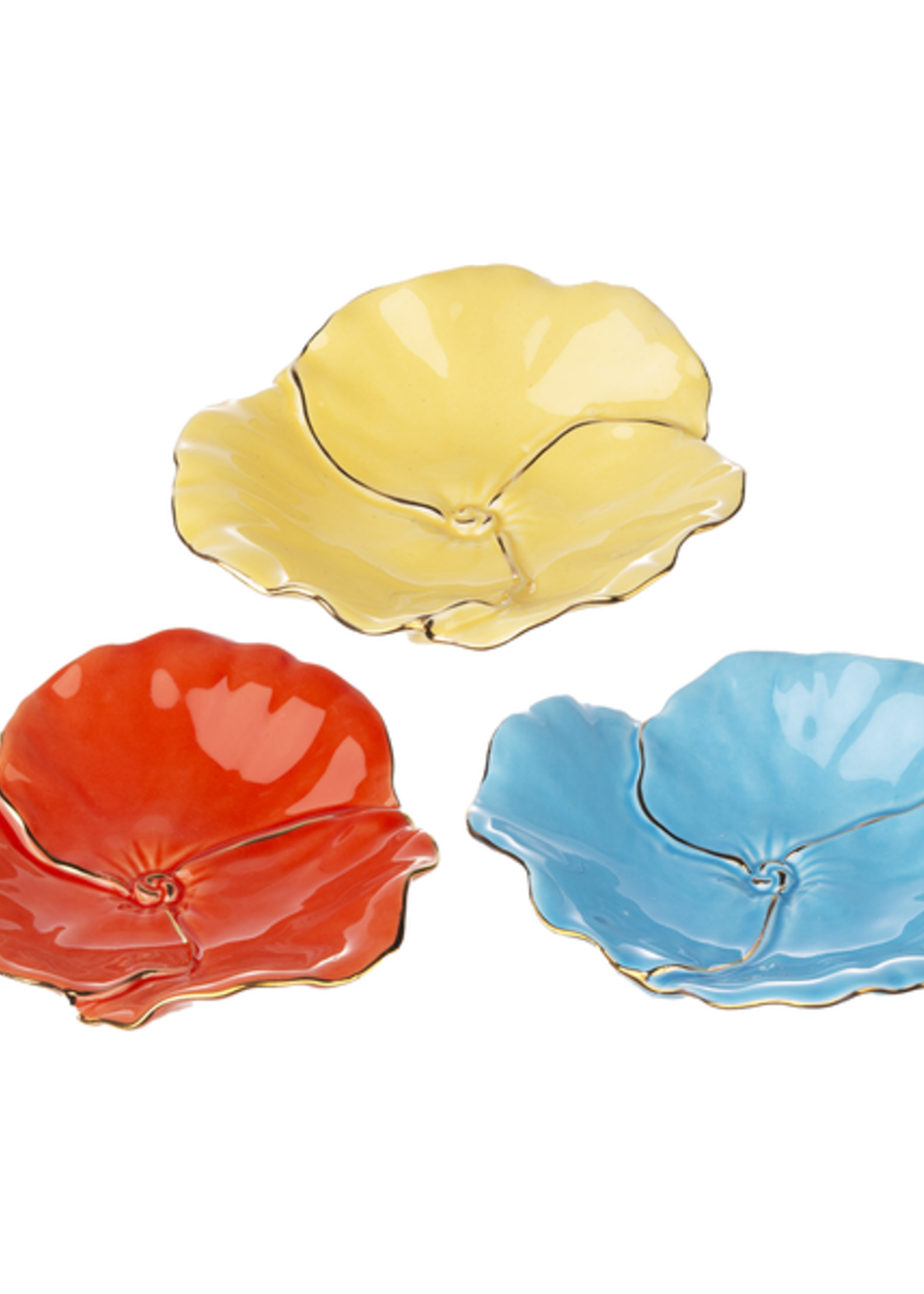 Ganz *Asstd Flower Trinket Dish-Ganz