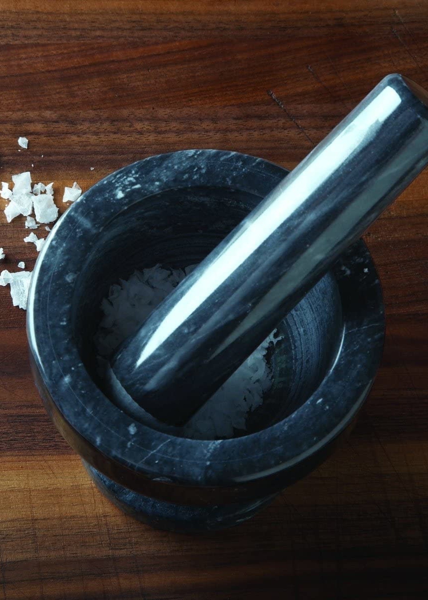 Foxrun *3" Black Marble Mortar and Pestle-Foxrun
