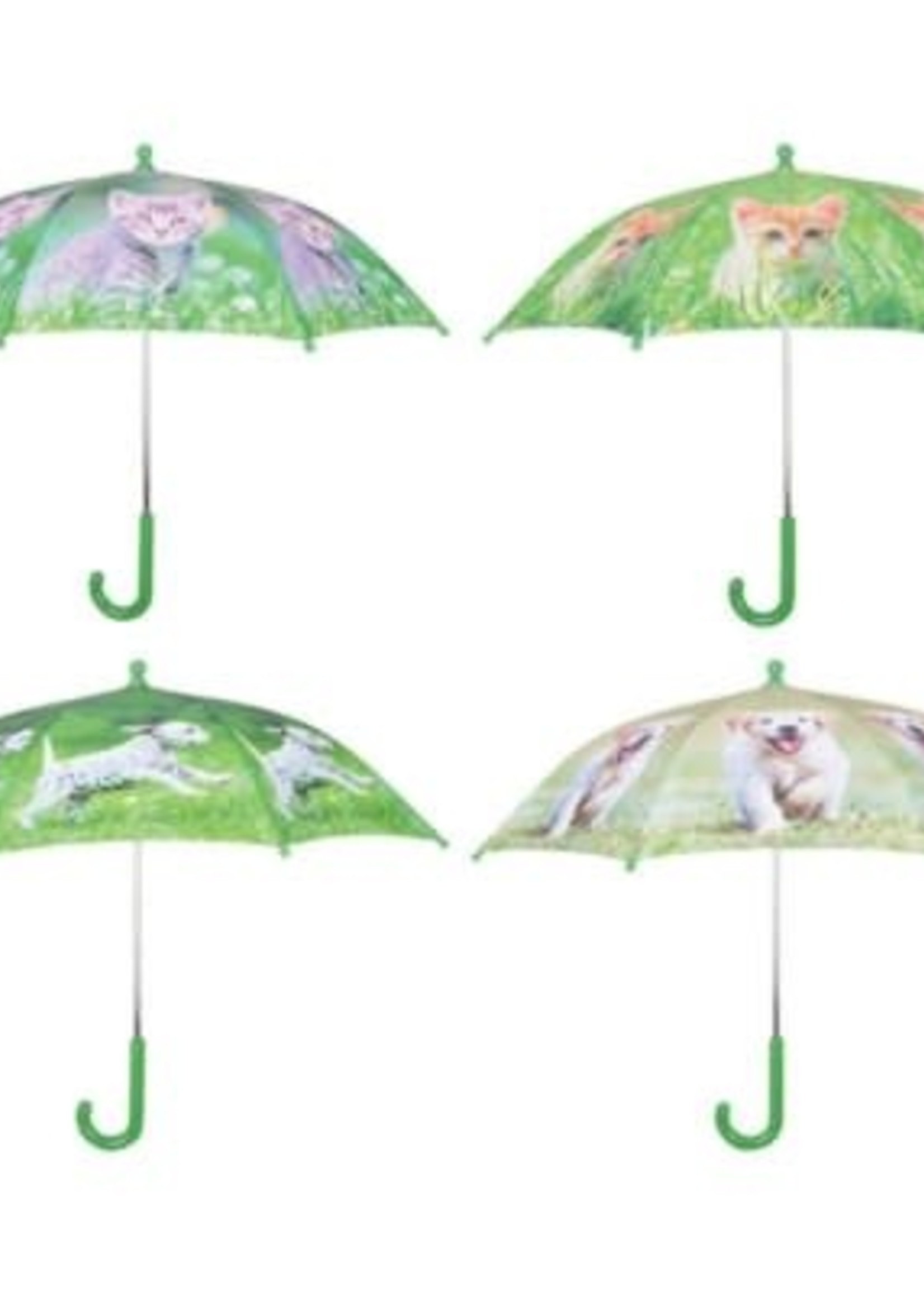 North American Country Home *28" Asstd Kids Puppies & Kittens Umbrella-NACH