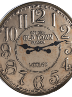 Ganz *23" Copper Colour Embossed Antique Clock-Ganz