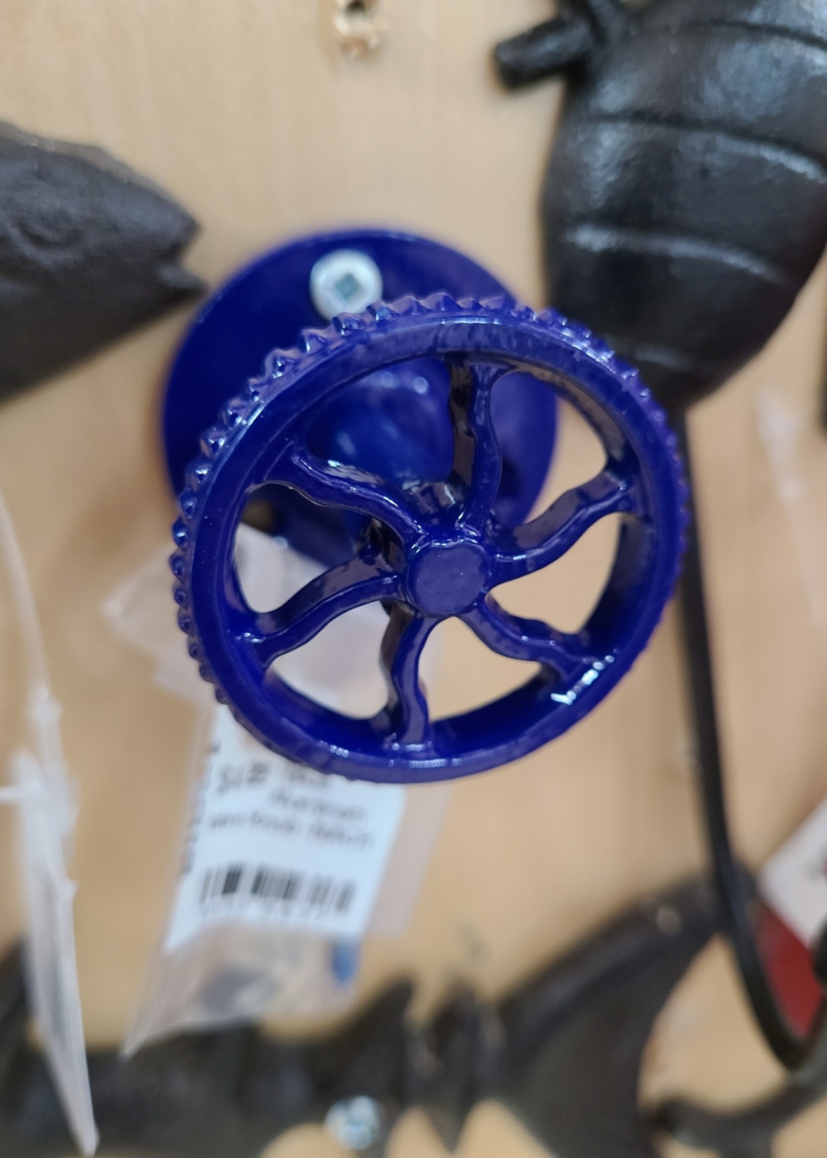 North American Country Home *Blue Aluminum Valve Knob -NACH