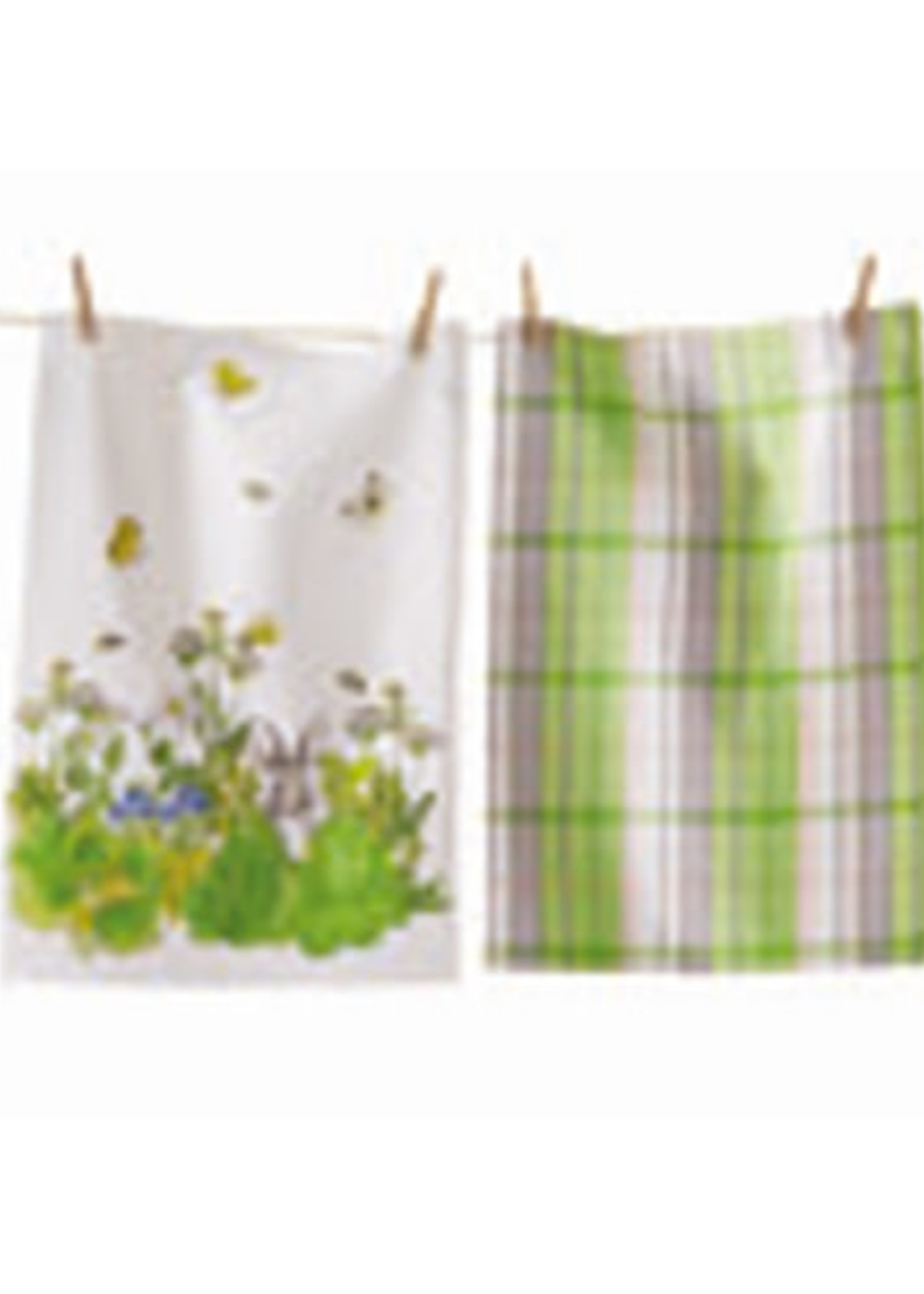 Tag *s/2 Garden Bunny Tea Towels Tag-Design