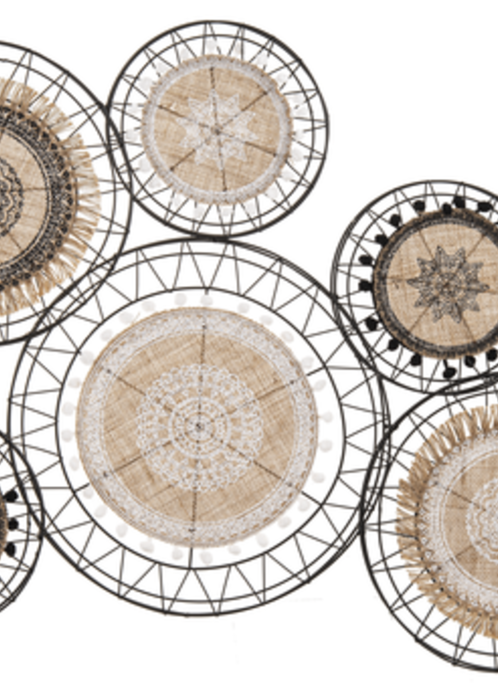 Ganz *25x42" Boho Medallion Layered Wall Decor-Ganz