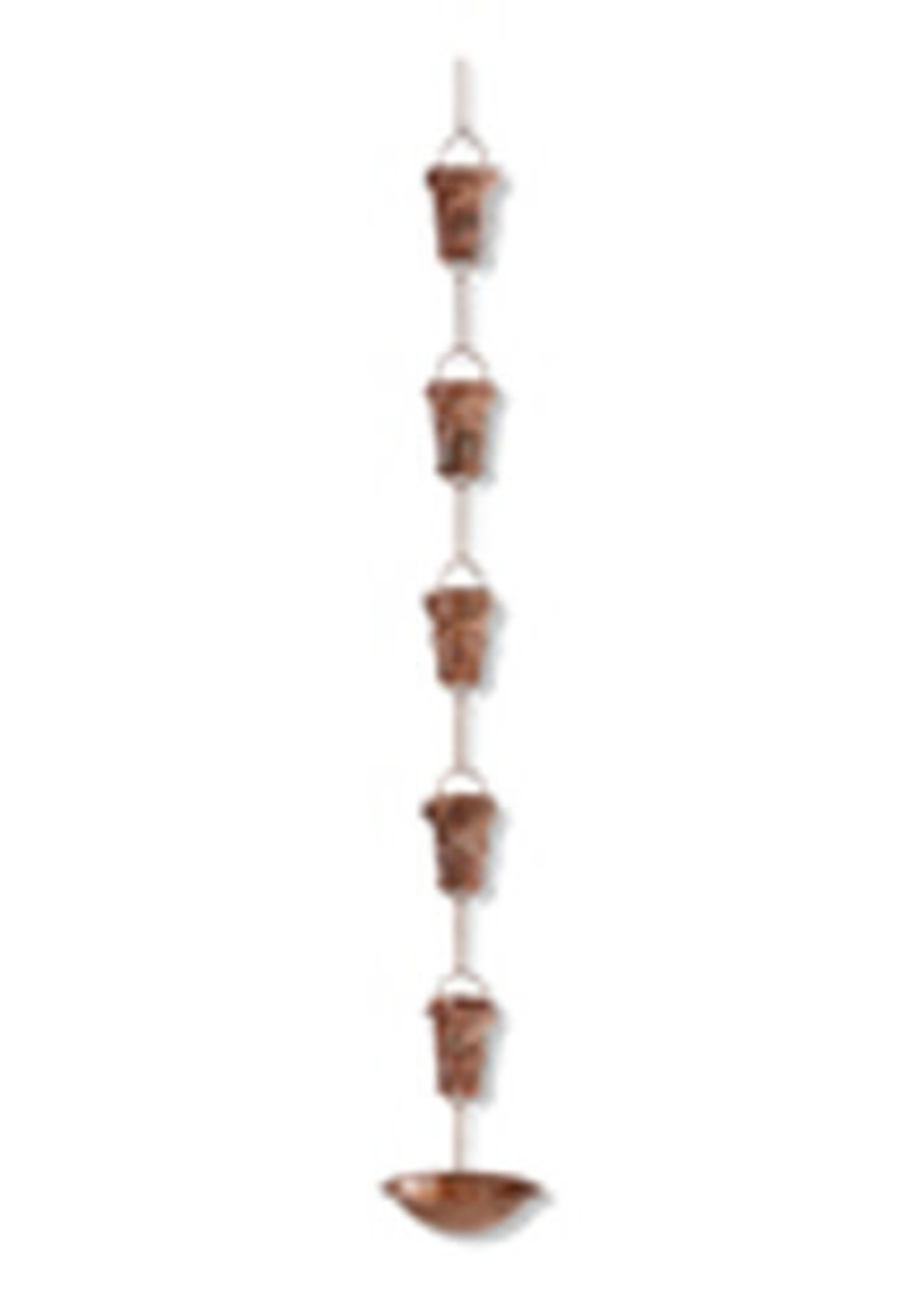 Tag *Copper Dragonfly Cone Rain Chain Tag-Design Home