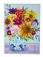 Raz *14x20" Summer Bouquet Shiny Framed Print Raz-Design