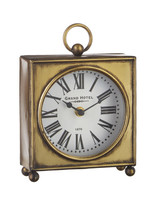 Raz *8.5" Antique Gold Table Clock Raz-Design