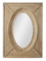 Raz *30x42 Wooden Framed Oval Mirror Raz-Design