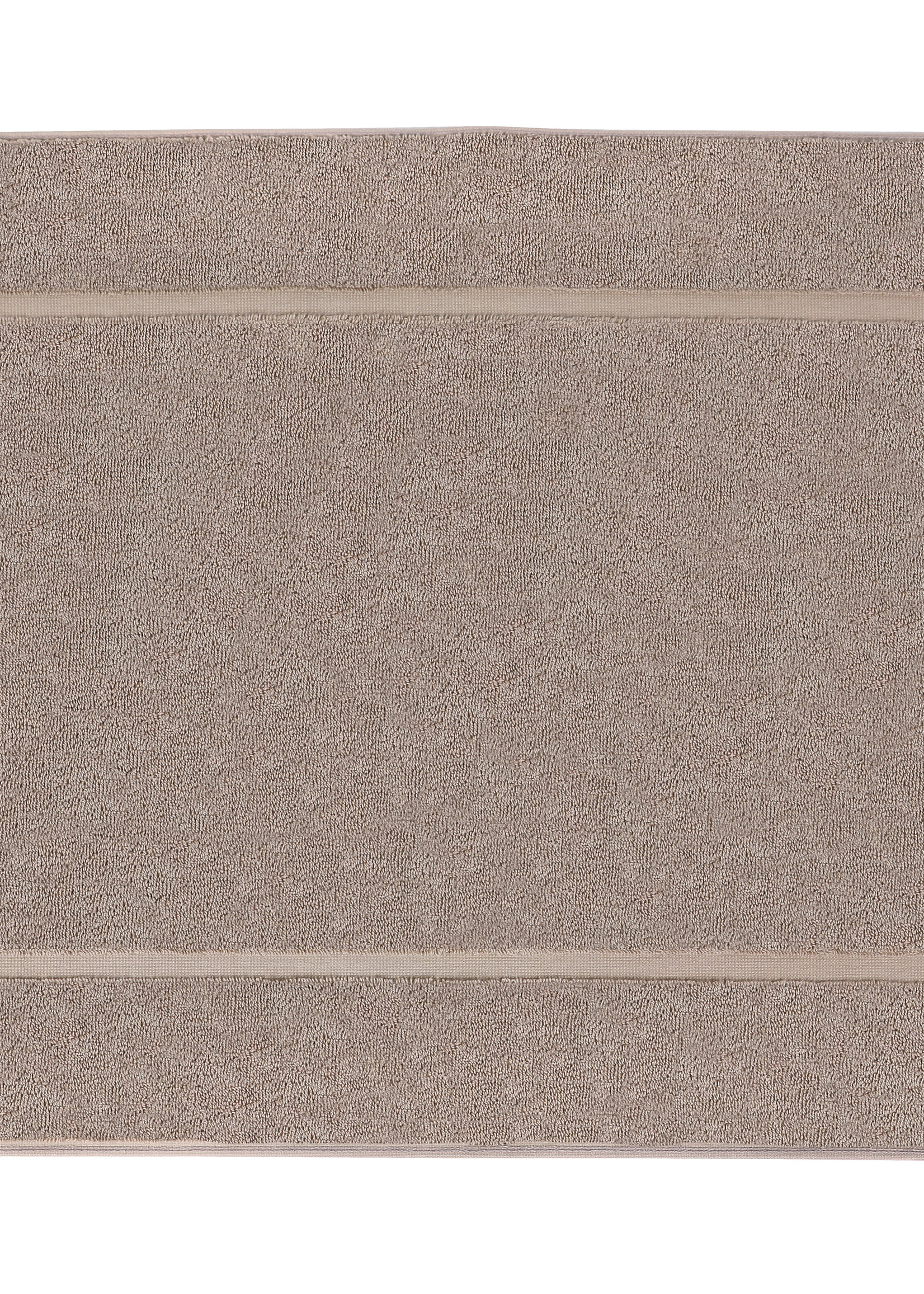Shatex *Taupe Square Bordered Bath Mat-Shatex