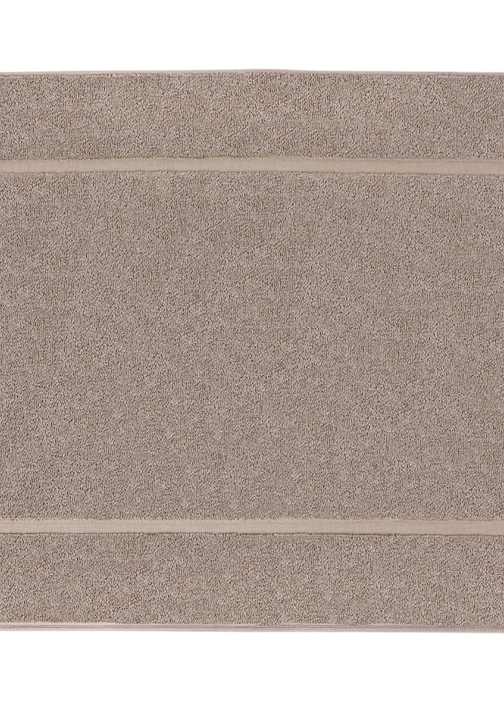 Shatex *Taupe Square Bordered Bath Mat-Shatex