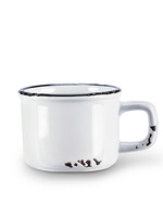 Abbott *3oz White Enamel Look Espresso Cup-Abbott