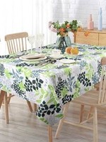 Texstyles Deco *70" Round Multi Green Ferns Carlee Table Cloth-Texstyles