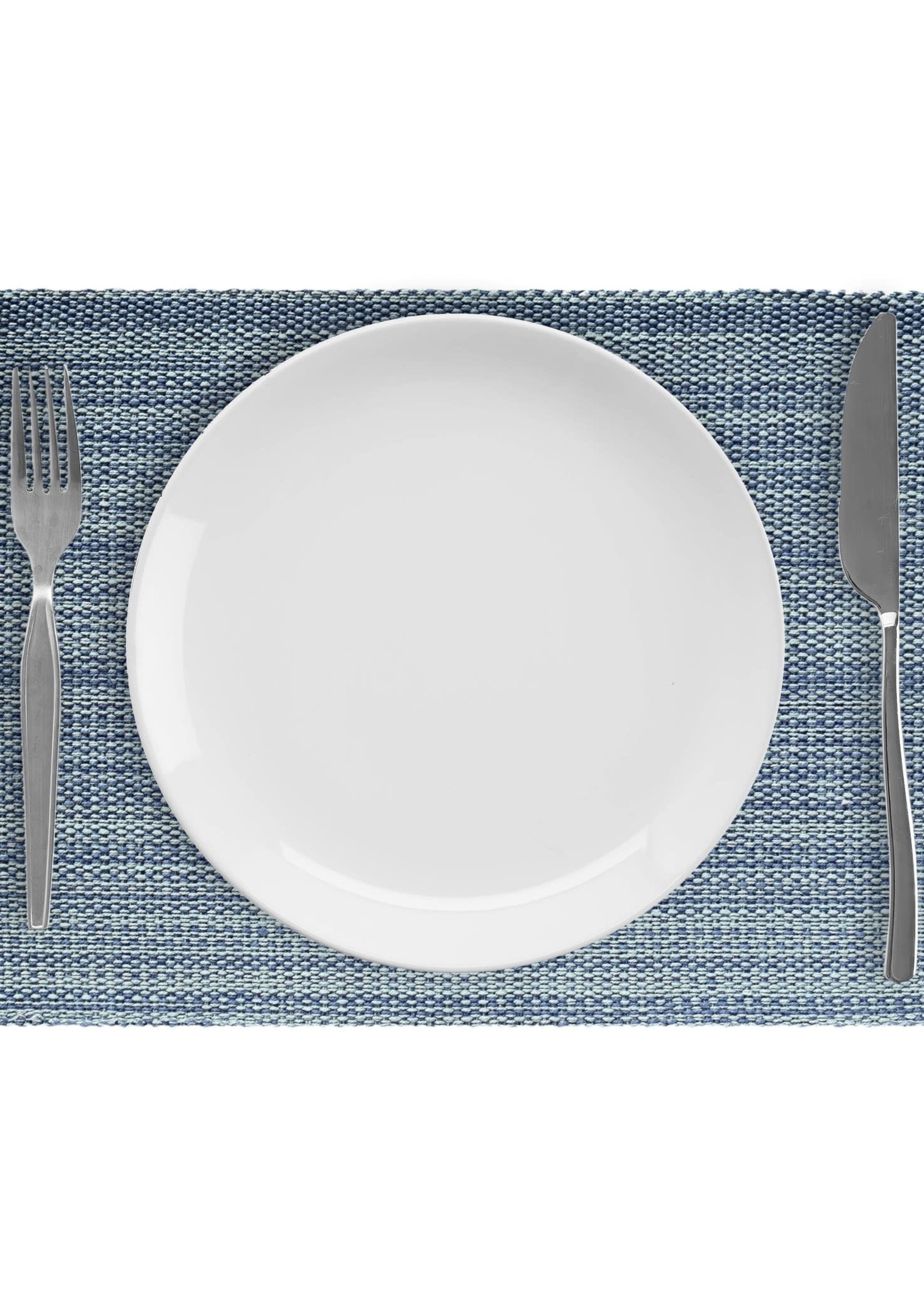 Fabstyles *s/4 Sky Blue Casual Classic Placemats-Fabstyles