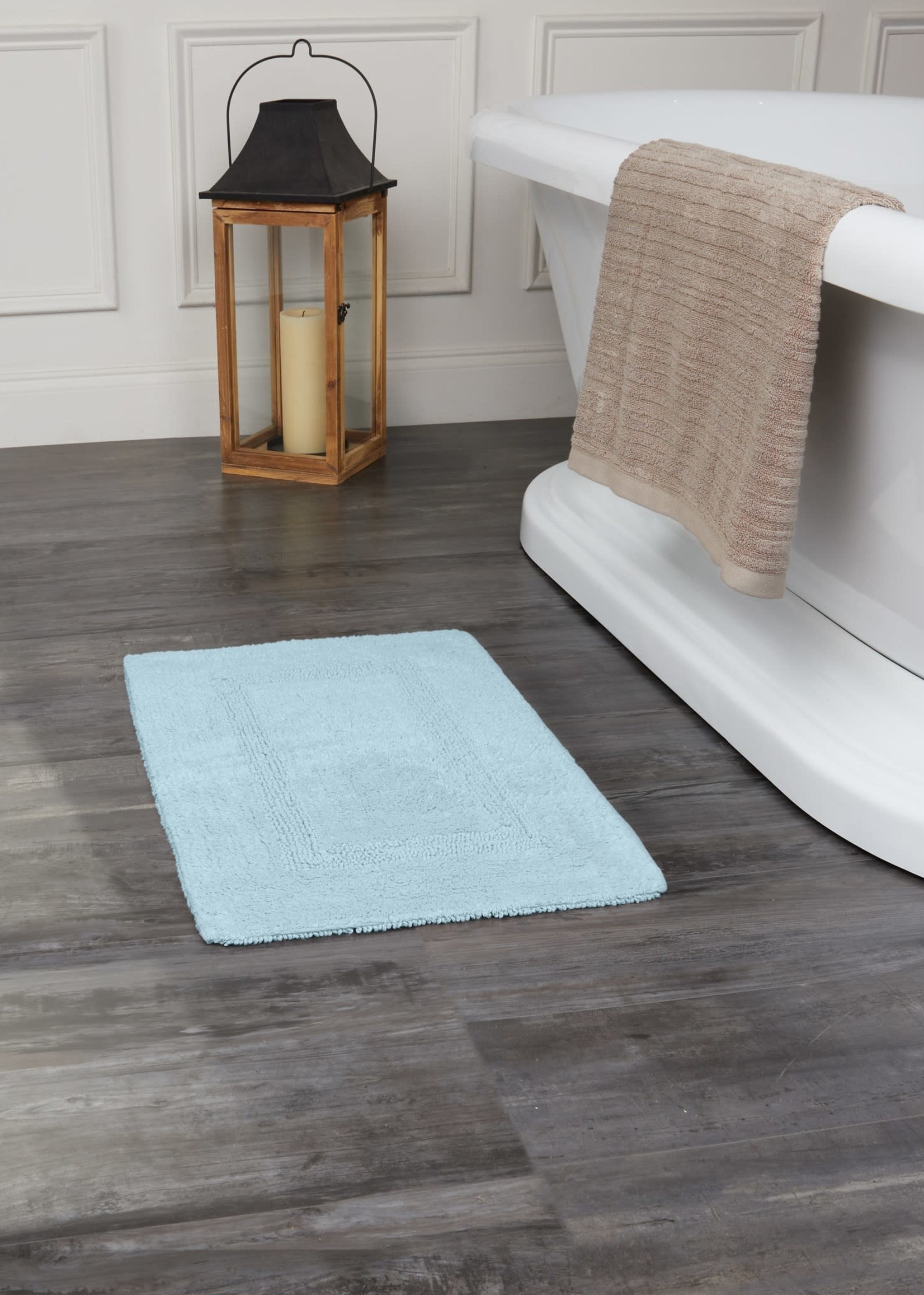 Fabstyles *16x24" Light Blue Bath Mat-Fabstyles