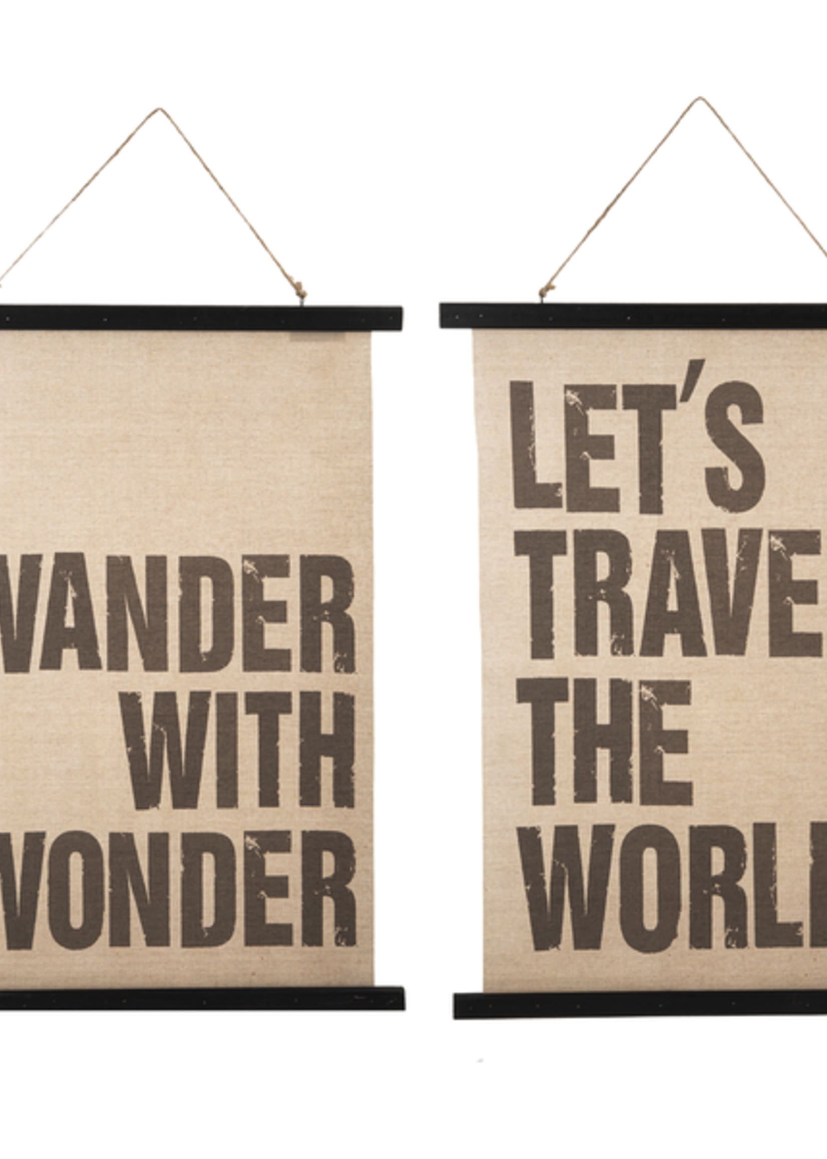 Ganz *20x27.5" Asstd Canvas Travel Wall Decor-Ganz