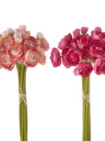 Raz *11" Pink Ranunculus Bourquet Raz-Design