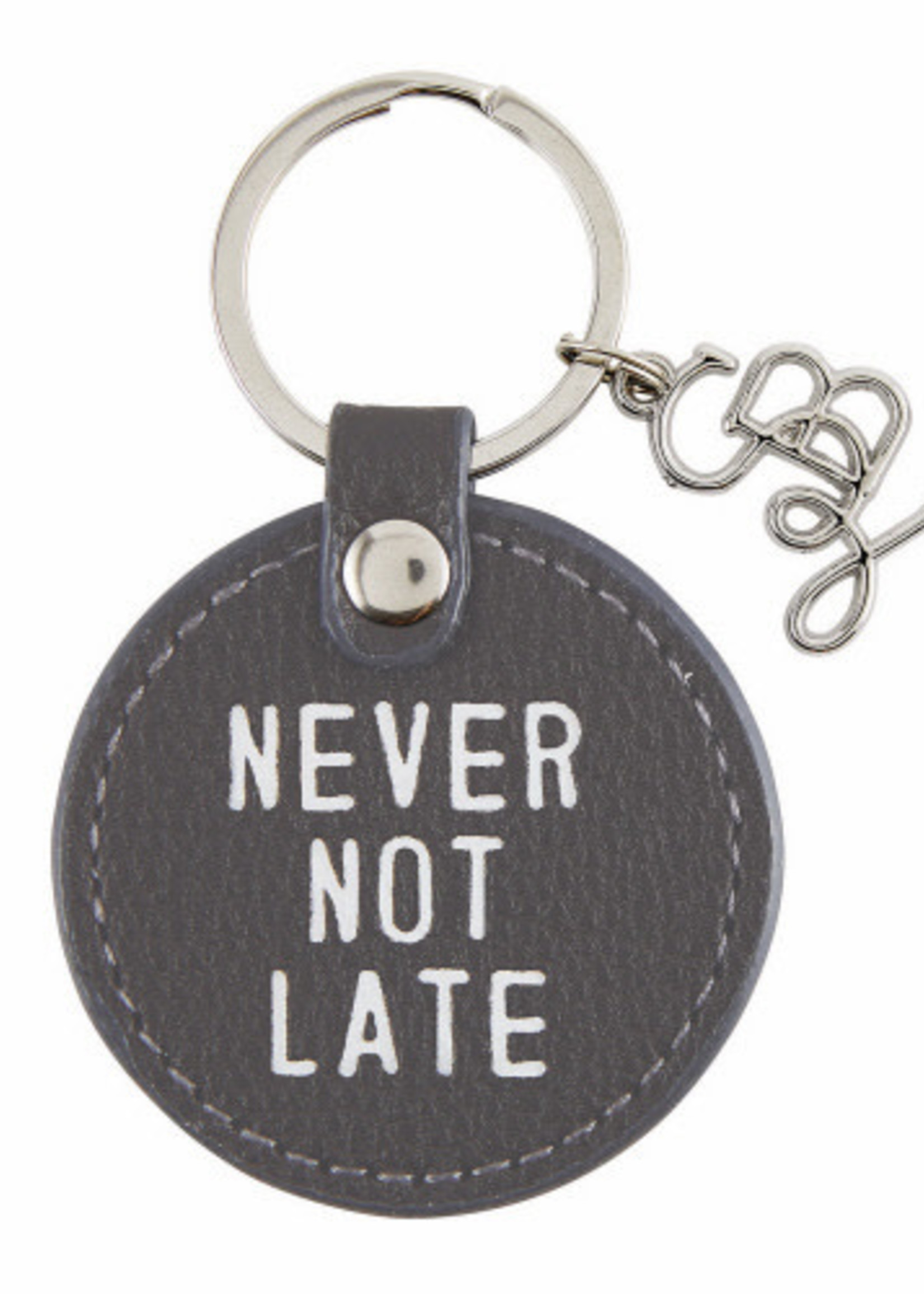 Creative Brands *Never Too Late Keychain Creative-Design