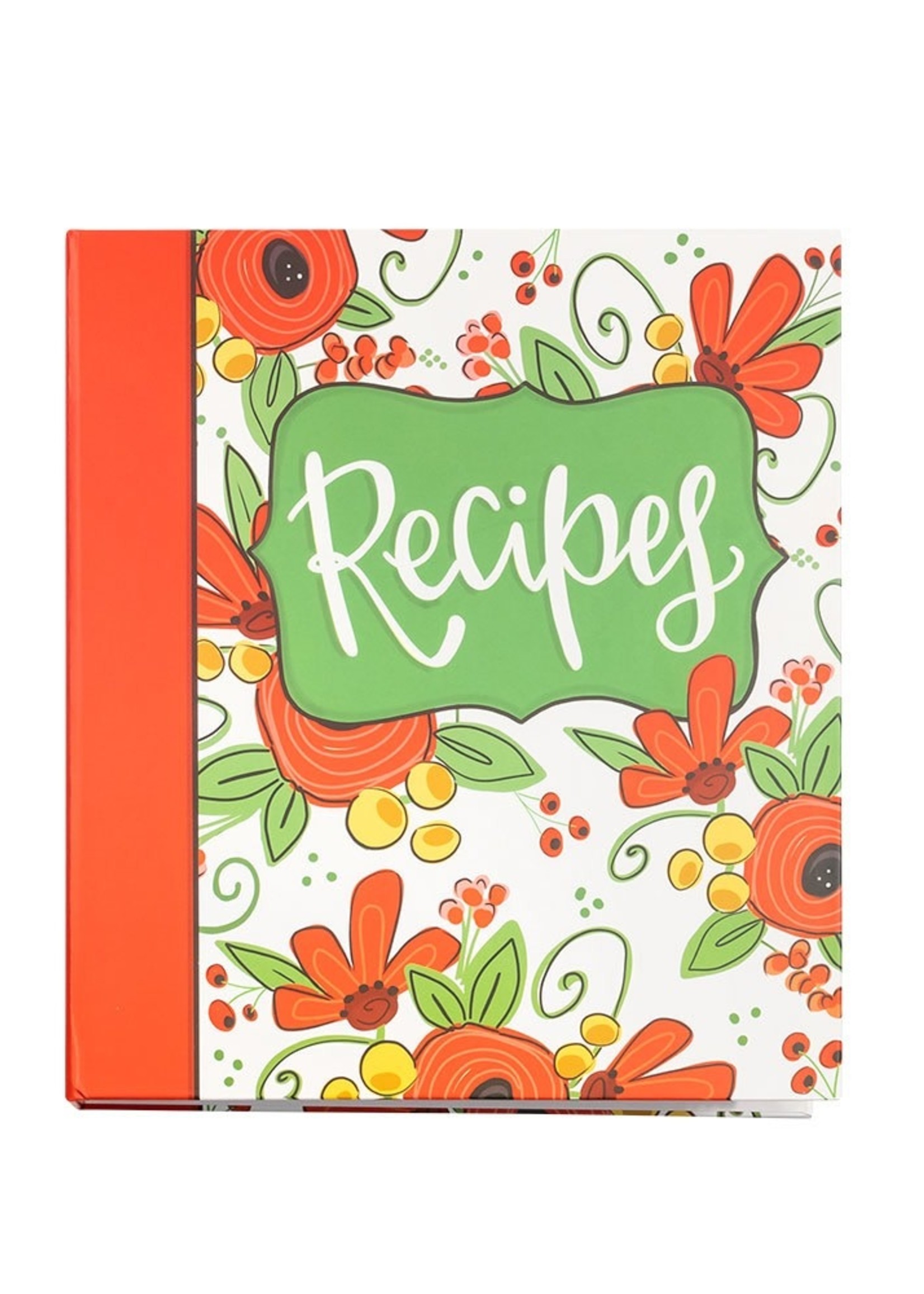 Shannon Roads *Red Floral Recipe Binder-Shannon