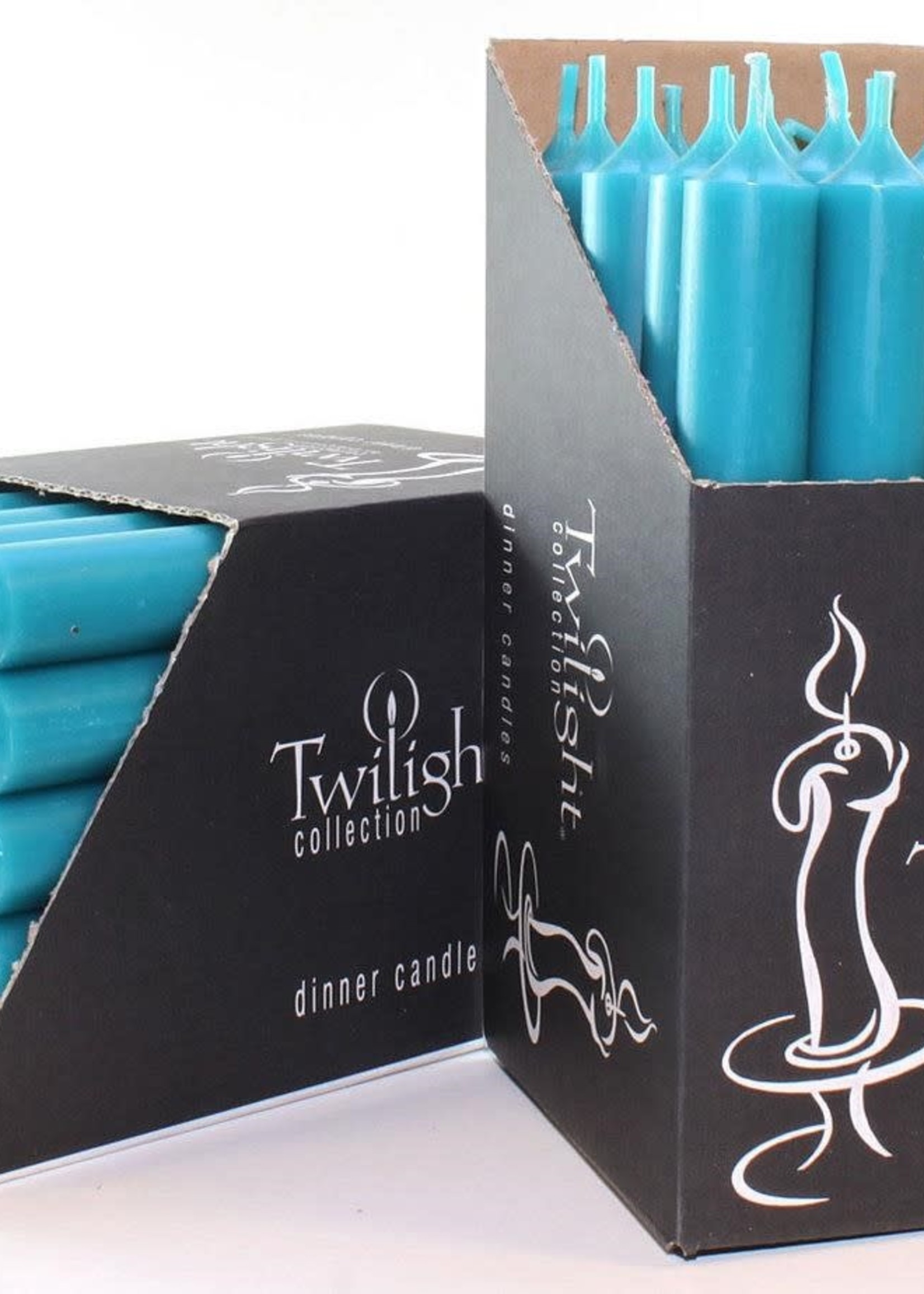 Twilight Collection *7" Turquoise Formal Candle-OCD