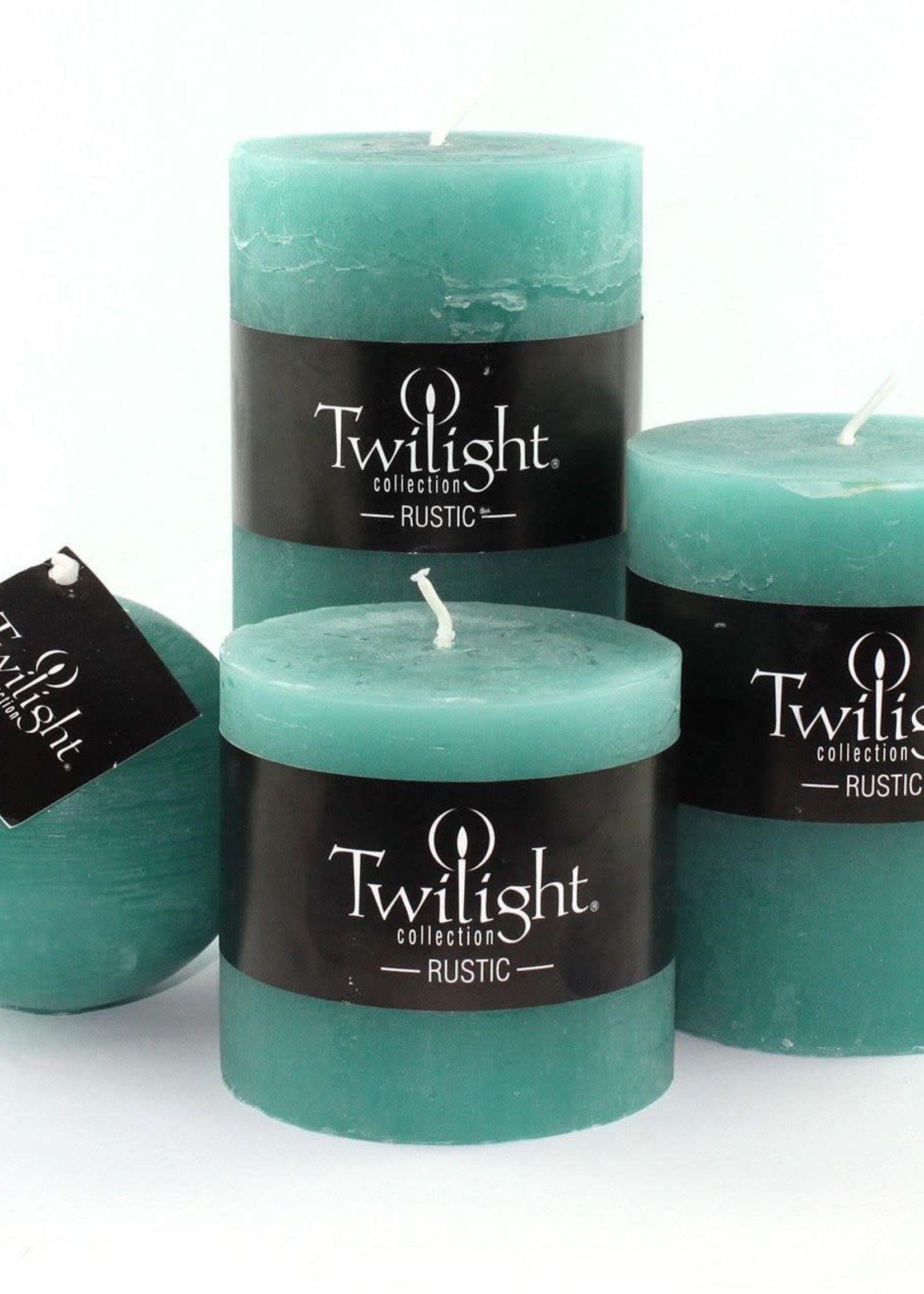 Twilight Collection *3x4" Turquoise Rustic Pillar-OCD