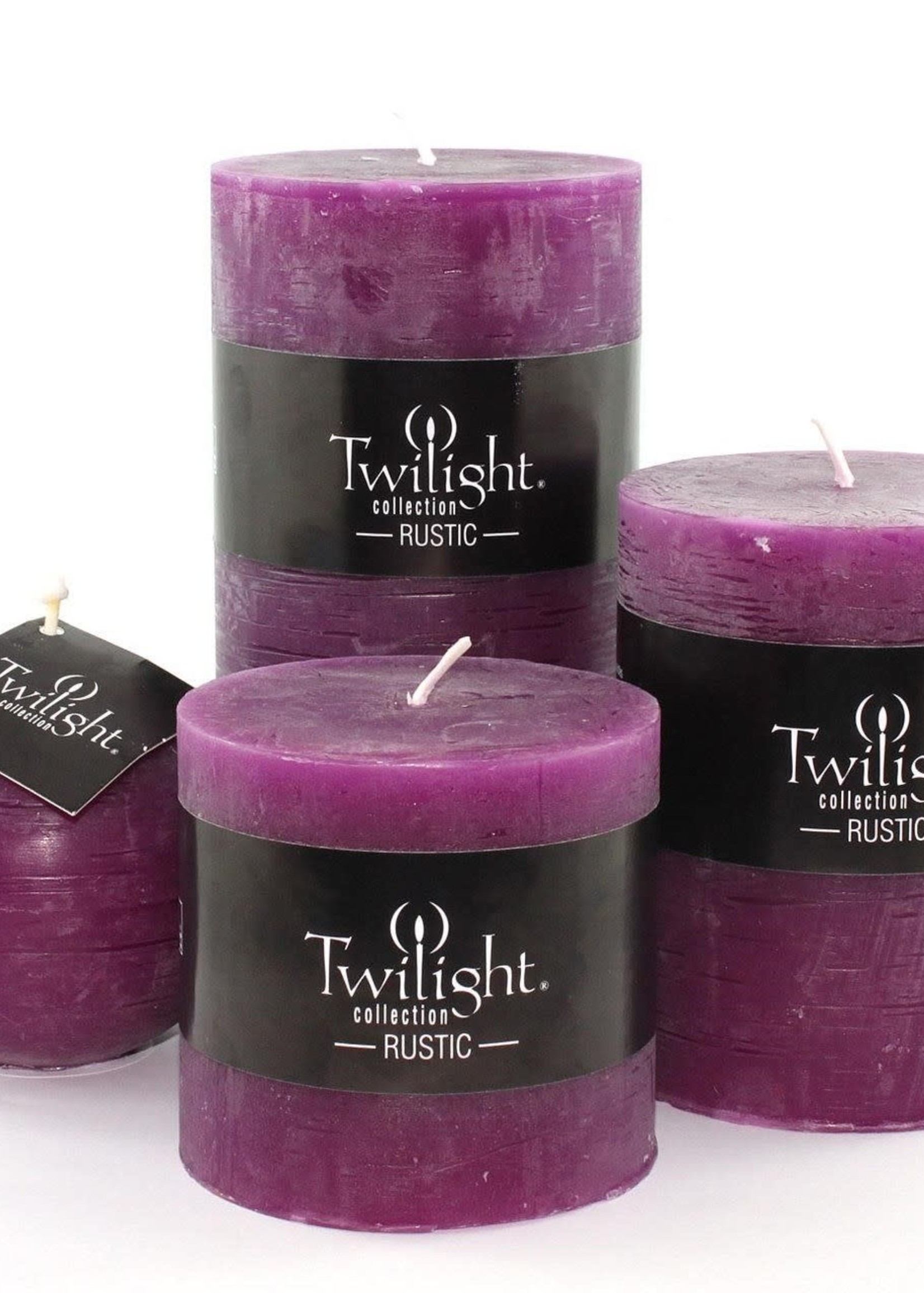 Twilight Collection *3x4" Purple Rustic Pillar-OCD