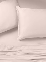 Brunelli *Qn Blush Bamboo Sheet Set-Brunelli