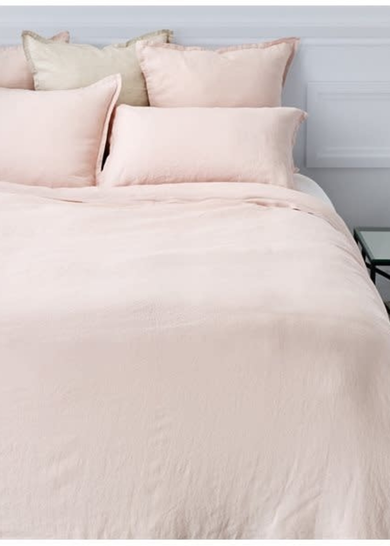 Brunelli *Qn Blush Linen Duvet Cover-Brunelli