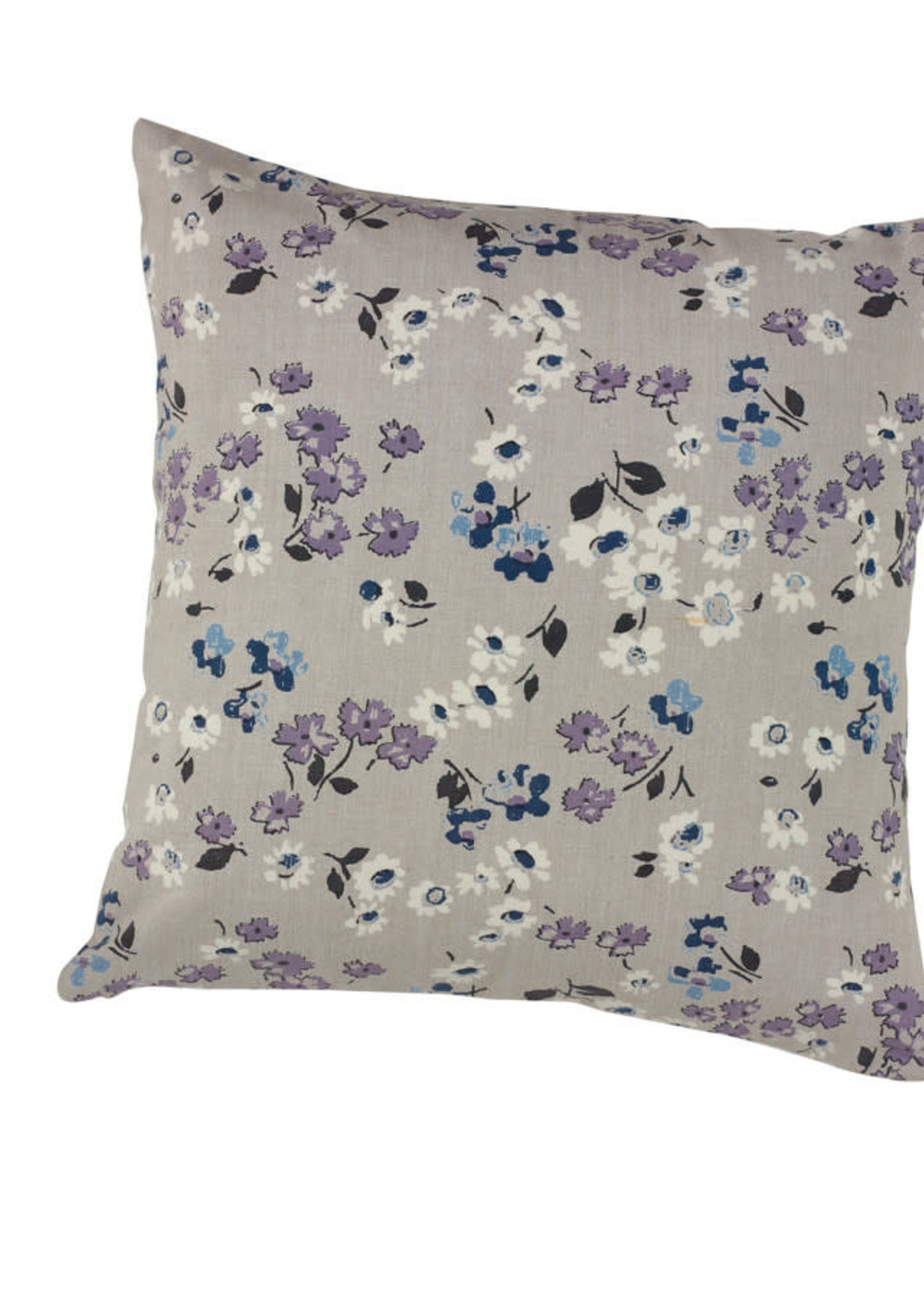 Park Designs *20" Tan Floral Lilac Cottage Pillow Cover-Park*