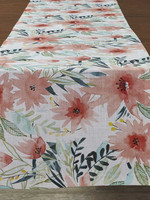 Park Designs *15x72" Pink Floral Tropical Drift Table Runner-Park*