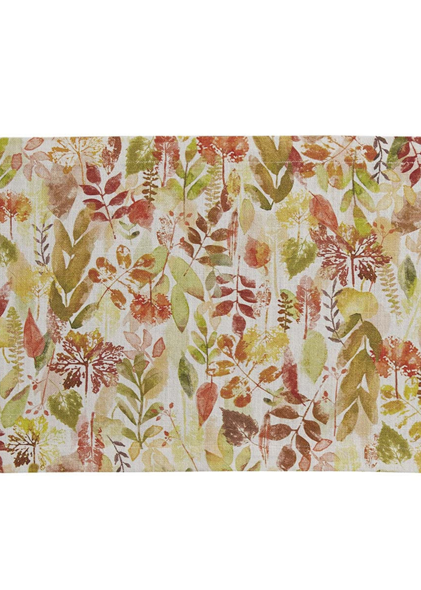 Park Designs *Orange/Green Botanical Medley Placemat-Park*