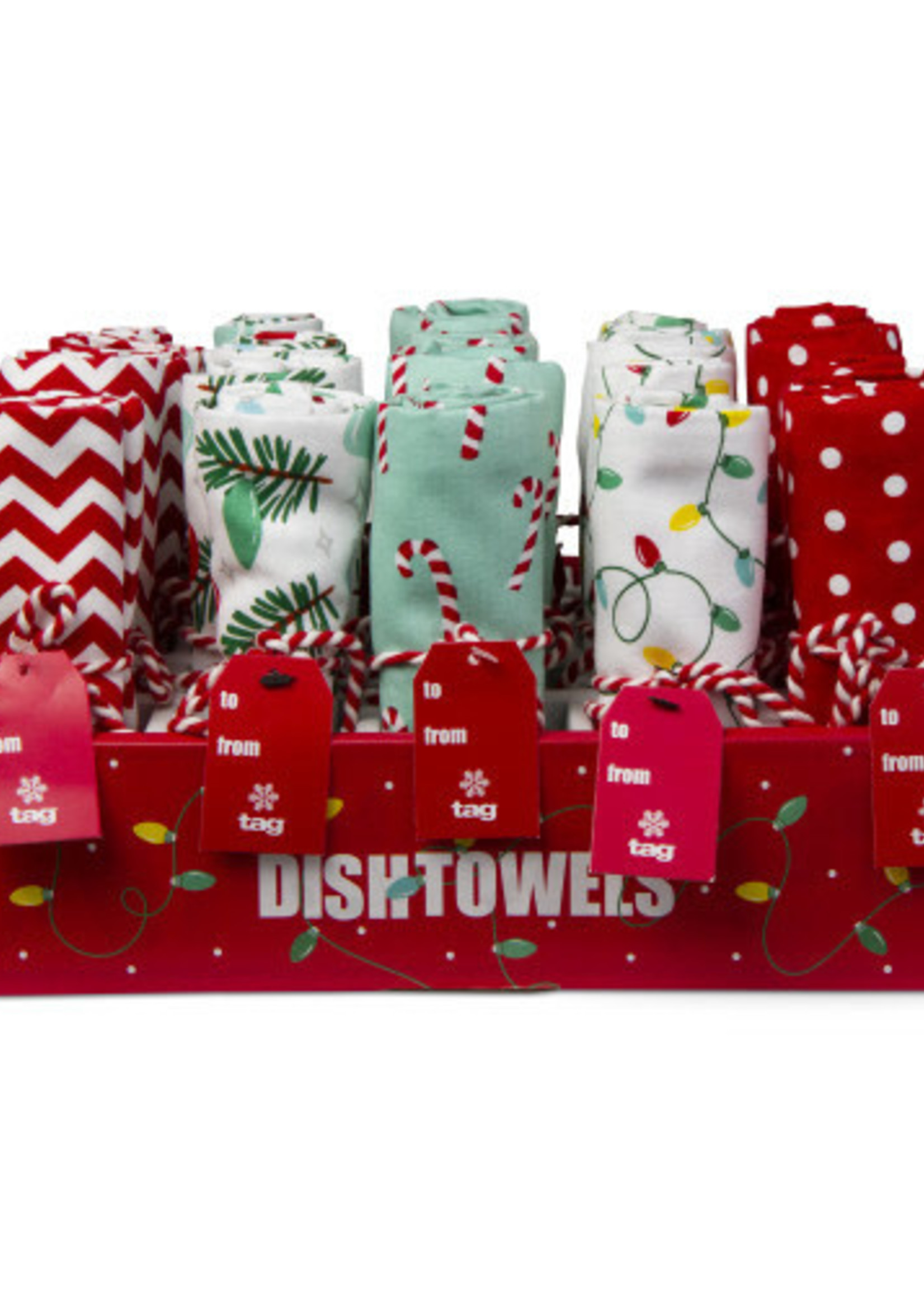 Tag *Assorted Jingle Dish Towels Tag-Design