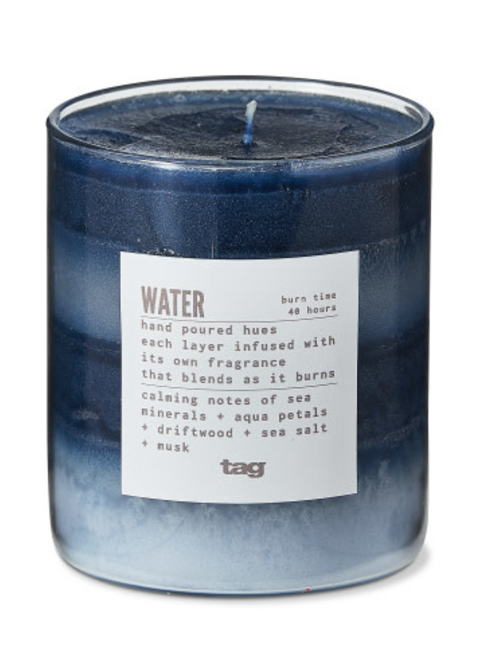 Tag *sm Blue Frag Fusion Water Candle Tag-Design