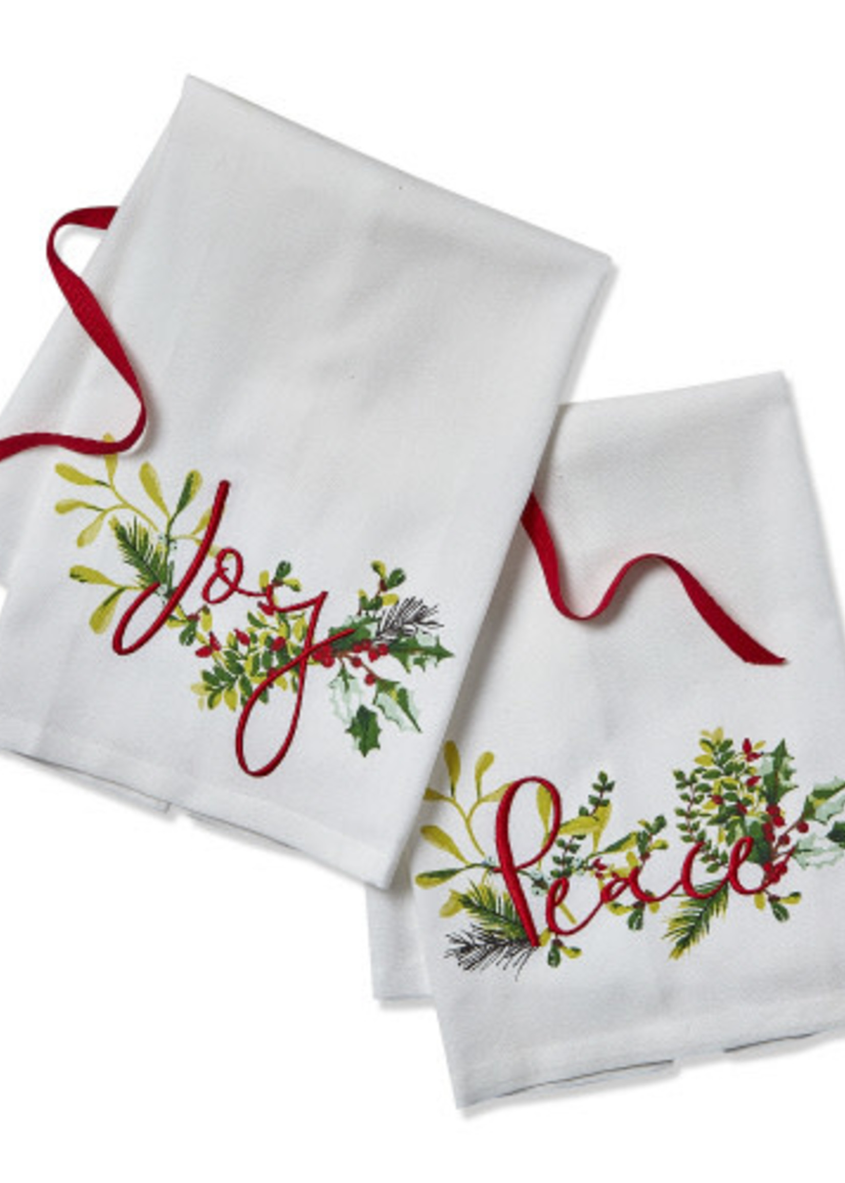 Tag *s/2 Joy & Peace Winter Sprig Guest Towel Tag-Design