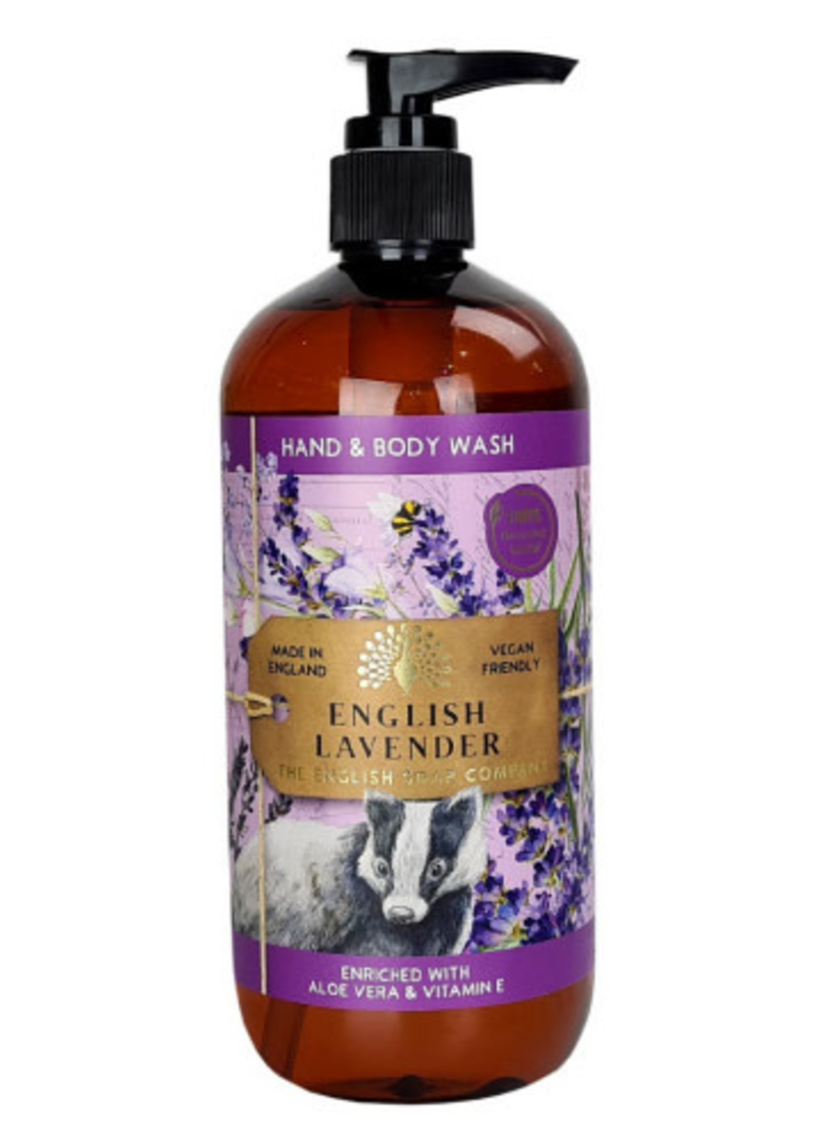 English Soap Co. *500ml English Lavender Hand & Body Wash English-Design