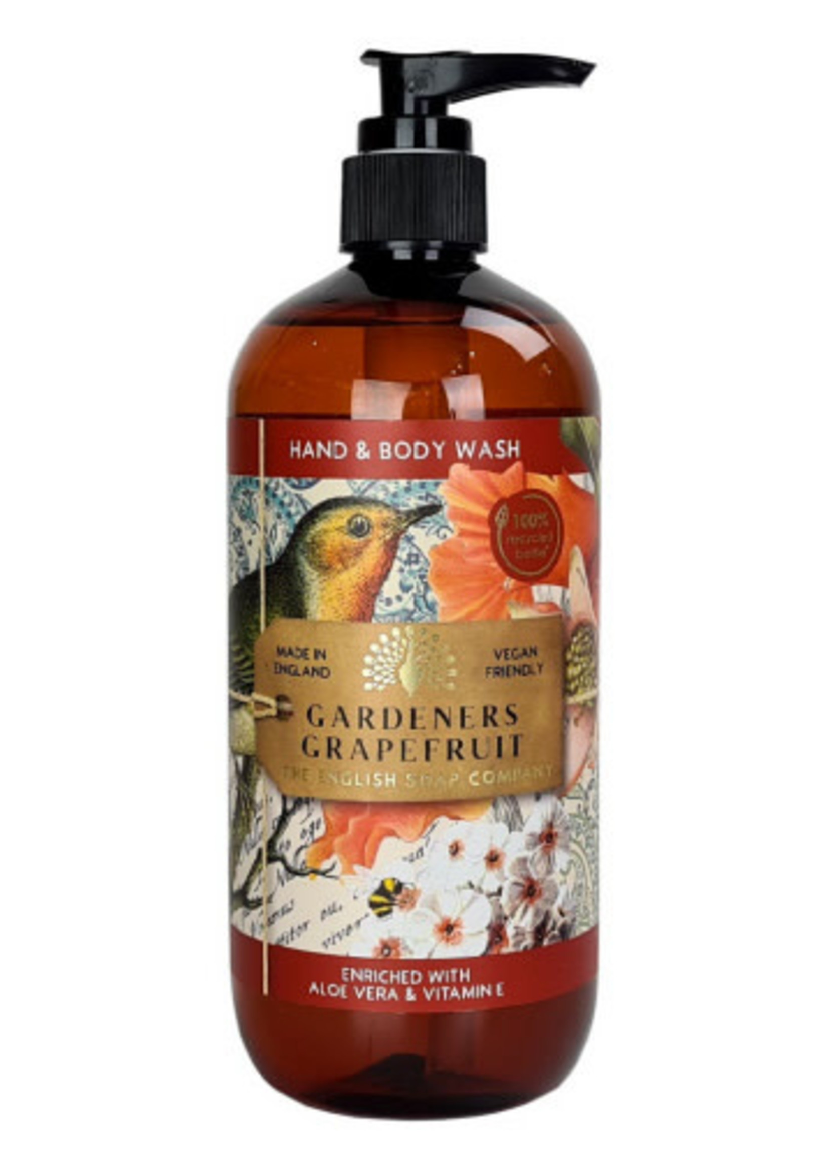 English Soap Co. *500ml Gardener's Grapefruit Hand & Body Wash English-Design