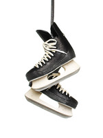 Abbott *pr Black Hockey Skates Ornament-Abbott*